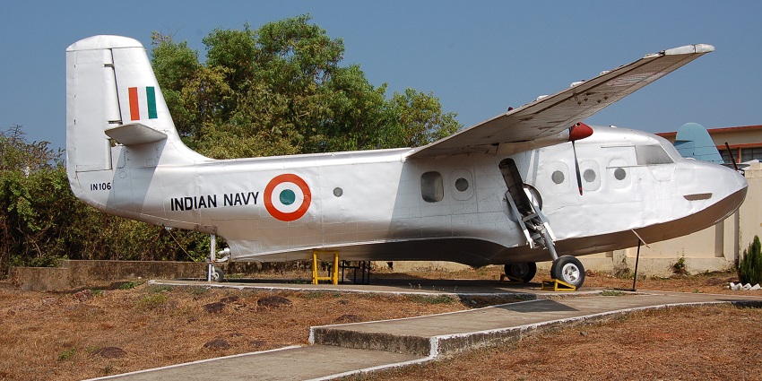 Snapshot of the Sealand 1 preserved at the Indian Naval Museum with oher naval assets
