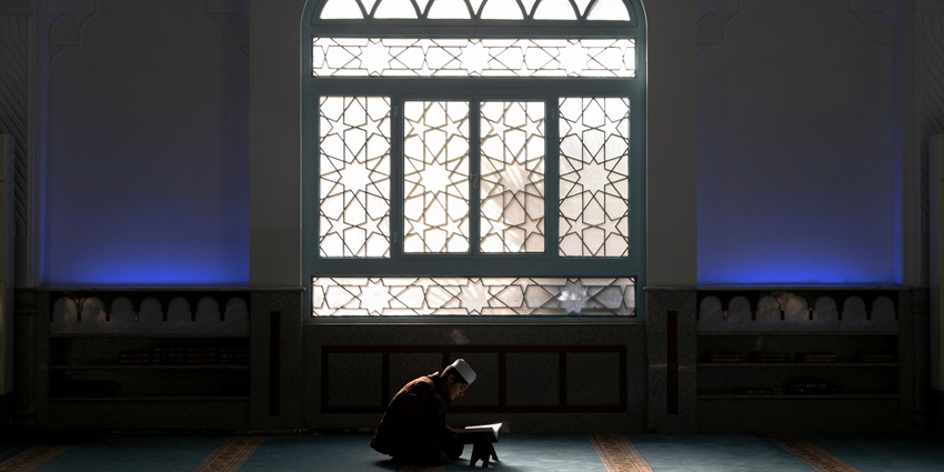 An intricately carved window at Sidi mosque, one of the top attractions in Gujarat