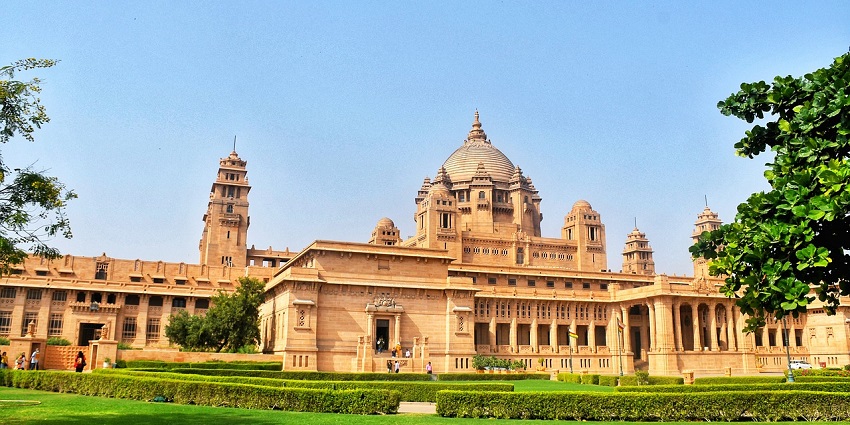 The grand architecture of The Thar Heritage Museum, captures the essence of Rajasthan's history.