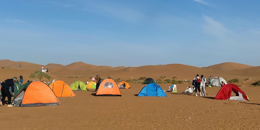 Snapshot from the middle of the Desert and the dry valley and small hills all over the place
