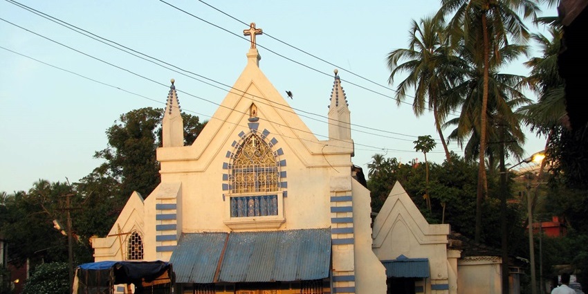 Our Lady of Remedios Church is one of the most revered places to visit near Colva Beach.