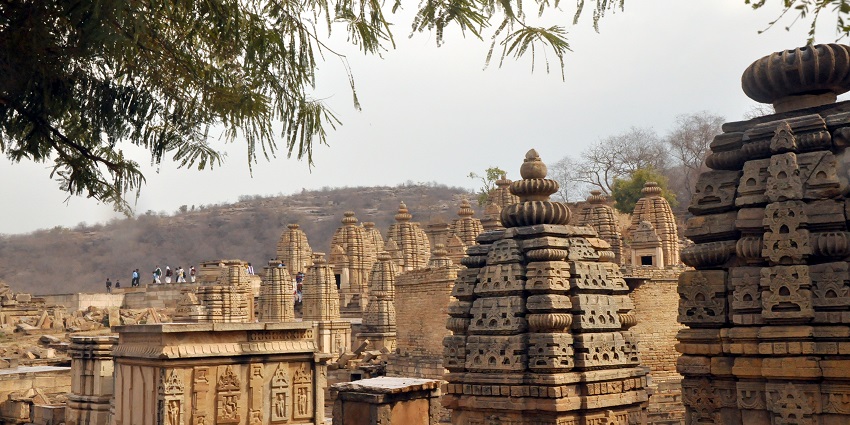 The ancient Bateshwar Temple Complex, the best place near Ghatigaon Wildlife Sanctuary, famous for its detailed carvings