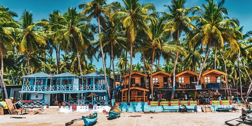 Morjim Beach in Goa, known for its scenic beauty and peaceful vibes, perfect for couples.