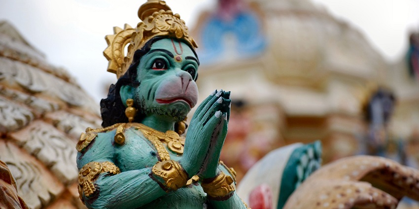Pandupol temple, the best place in Sariska National Park, is often visited by monkeys and reflects local spirituality.
