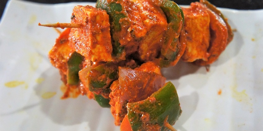 Beautiful snapshot of one of the best food in Ambala which is Paneer Tikka adn its varieties