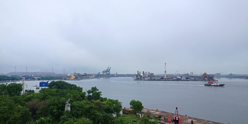 Paradip Port is one of the famous tourist attractions in Odisha with scenic views.