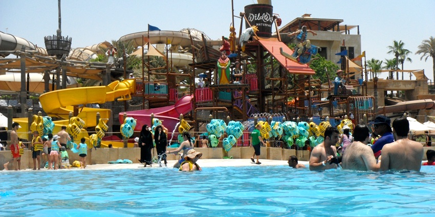 A lively water park featuring thrilling slides, wave pools and lazy rivers for a fun-filled experience.