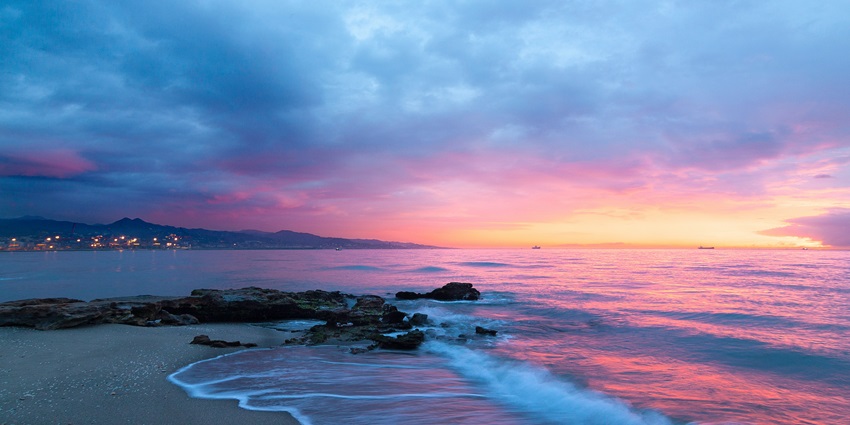 A glimpse of Parra Beach which is one of the less crowded beaches in North Goa, India.