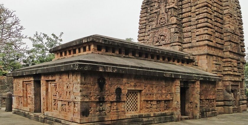 Panoramic snapshot of the ancient Parsurameswar Temple in the holy land of Odisha