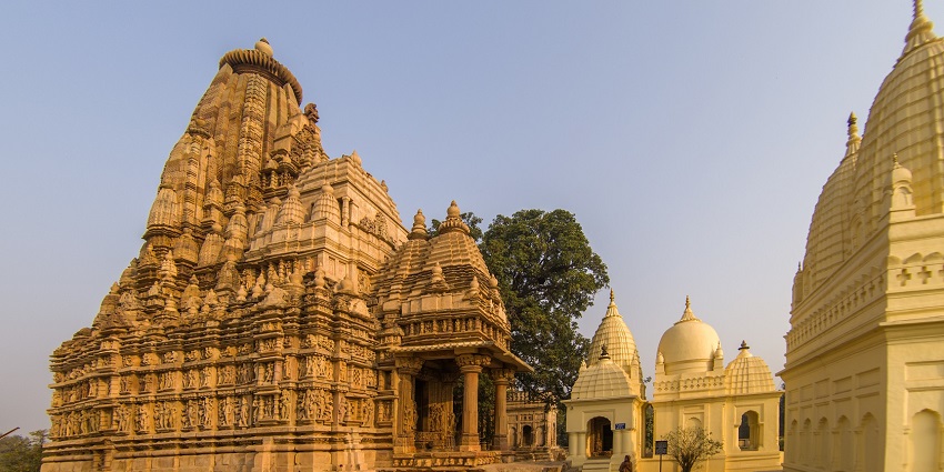 An image of the Parsvanath Temple, amongst the best places to see near in Madhya Pradesh.