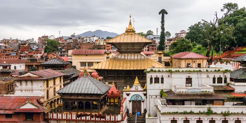 Visiting the Pashupatinath Temple is one of the best things to do in Kathmandu in July.