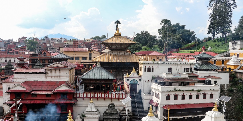 Pashupatinath Temple, an important pilgrimage attraction near the Langtang National Park