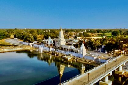 The view of Pashupatinath Temple, among the popular destinations near Mandsaur, Madhya Pradesh, India.