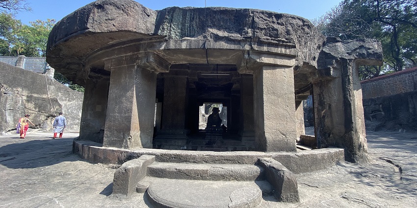 Pataleshwar Cave is an ancient rock-cut Hindu temple, featuring 8th-century architecture.