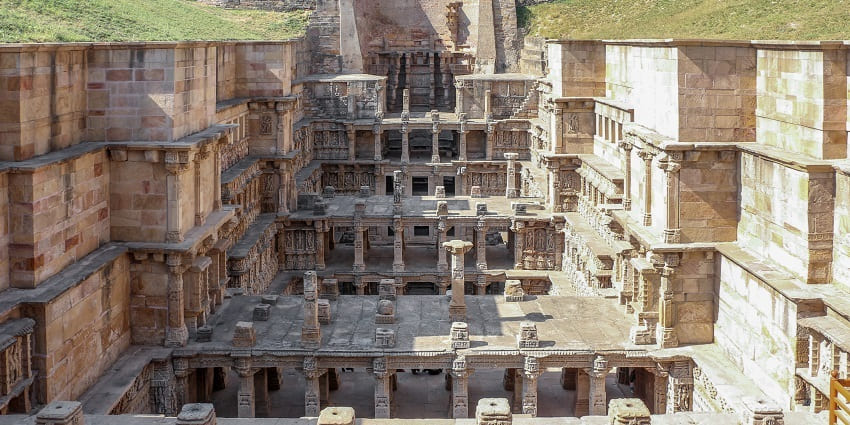 Rani ki vav in Patan is a UNESCO World Heritage site famous for its architecture.