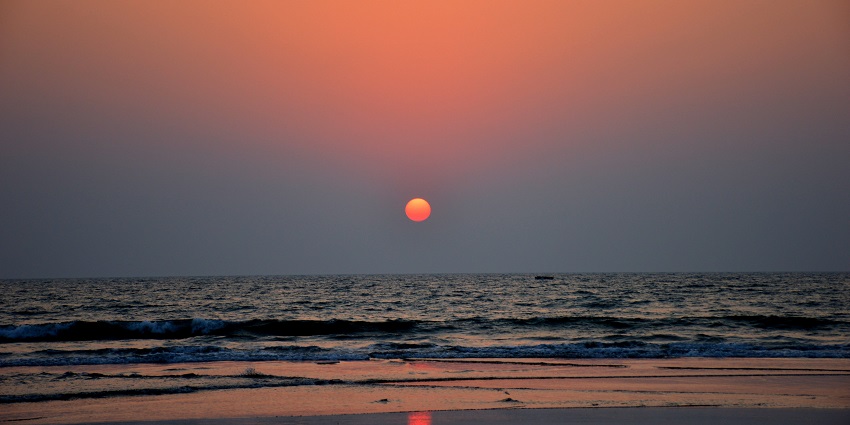 Patnem Beach, one of the famous beaches in South Goa, has a few beach shacks.