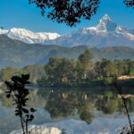 Picturesque view of the Phewka lake, boating on this lake is one of the best things to do in Pokhara