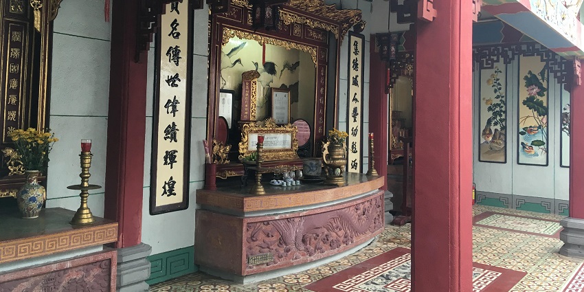 Historic Fujian Assembly Hall in Hoi An, notable for its traditional architectural style.