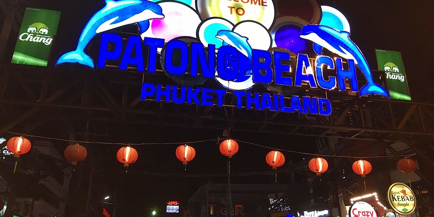 Phuket Walking Street is one of the traditional places for shopping in Phuket, Thailand.