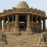 Scenic snapshot of the beautiful sun temple which is one of the picnic places near Rajkot