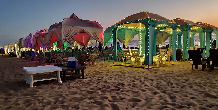 An image of Calangute Nightlife which offers vibrance and exciting activities to indulge in.