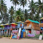 An image of Goa's colourful houses which is one of the beautiful places to explore.