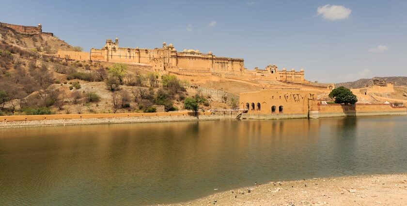 A view of Amber Fort, which is one of the popular places to visit in Jaipur with friends.