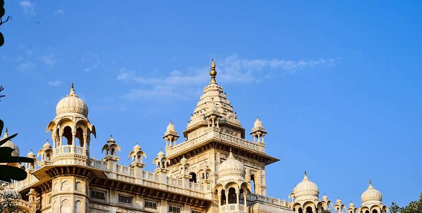 A simple view of Mehrangarh Fort which is one of the prime tourist attractions in Jodhpur.