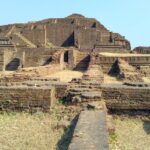 Snapshot of the ancient Buddhist stupa which is a scenic places to visit in Manesar