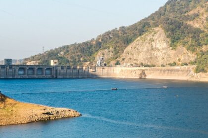 View of Bhakra Nangal Dam, one of the best places to visit in Nangal