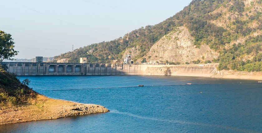 View of Bhakra Nangal Dam, one of the best places to visit in Nangal