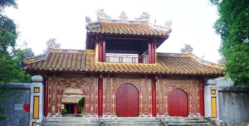 Tomb of Emperor Gia Long, a historical site in Hue, a place to visit near Hanoi