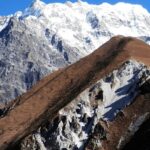 A breathtaking view of the snow-capped mountains in Leh Ladakh during the daytime.