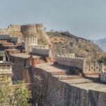 A serene view of Kumbalgarh Fort, known for having the second longest wall after the Great Wall of China