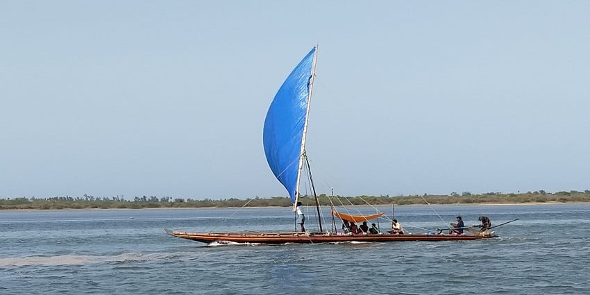 Vast Pulicat Lake with serene waters and lush surroundings, a prominent location in Andhra Pradesh.