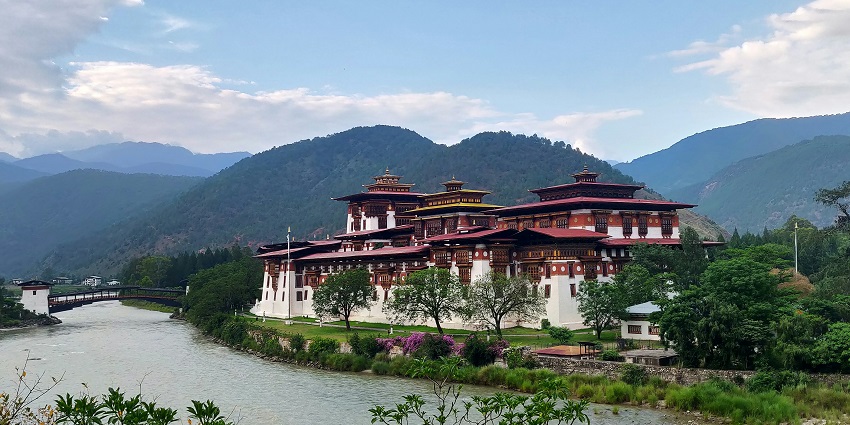 Punakha Zhong, Punakha, Bhutan, with eye-catching sceneries and historical significance