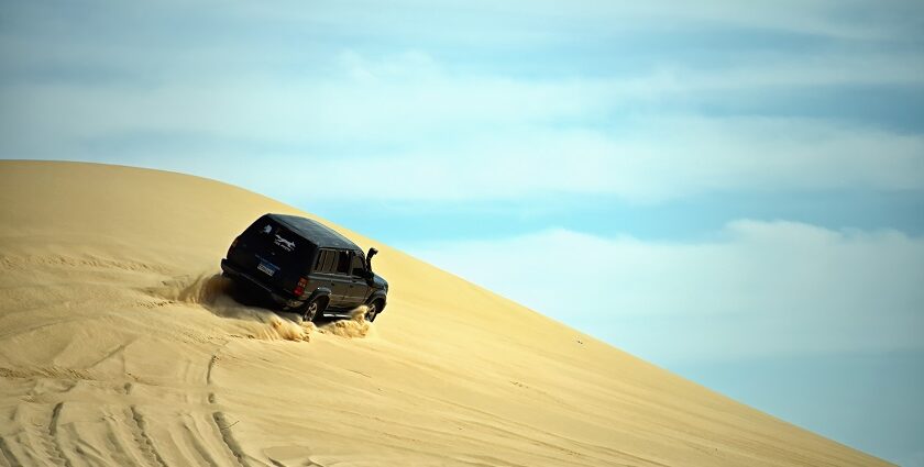 Image of Pushkar desert safari offers Gypsy rides, sunsets, and thrilling adventure