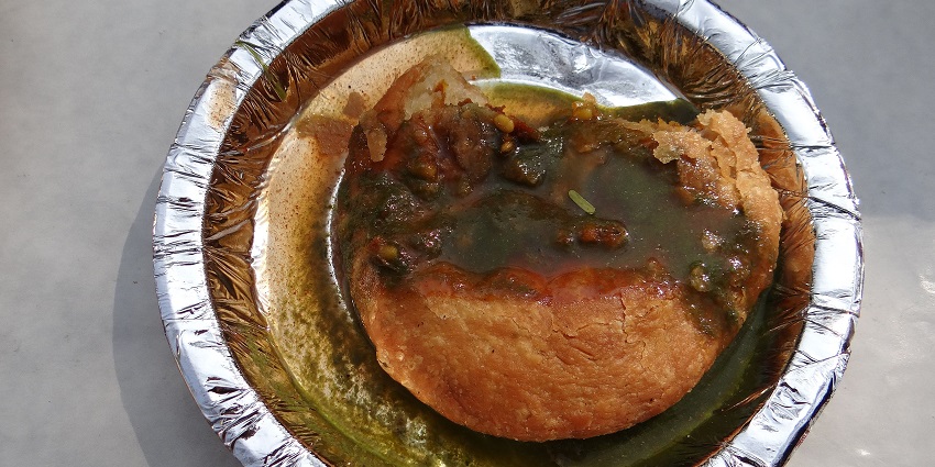 Pyaz Ki Kachori, a spicy onion snack is one of the best foods in Jaisalmer, Rajasthan.