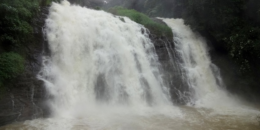 A large waterfall near Bandipur Wildlife Sanctuary is a must-visit for nature lovers.
