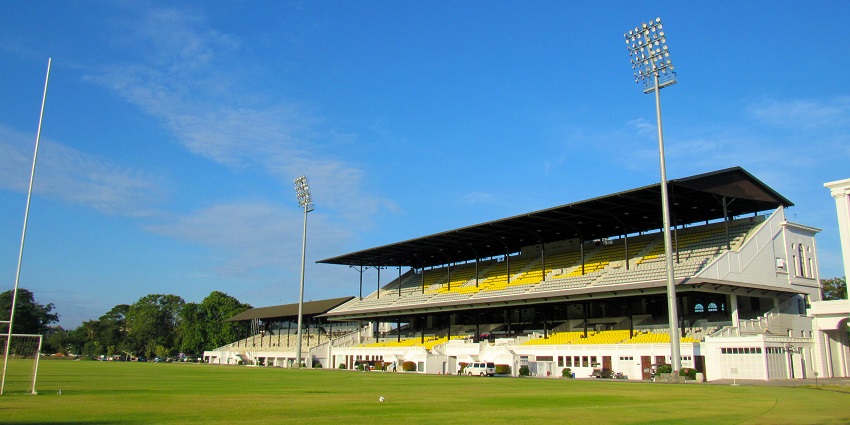The view from Race Course Grounds with its lush greenery and expansive area