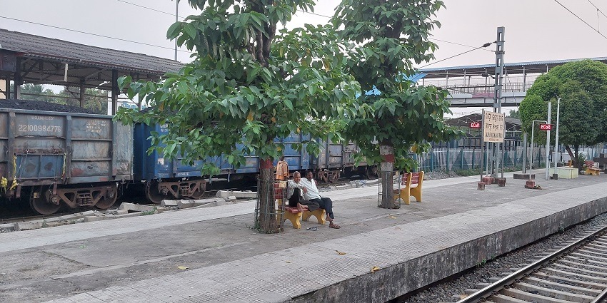 Image of the Railway station of the Odisha which is just few away from the Olasuni Temple