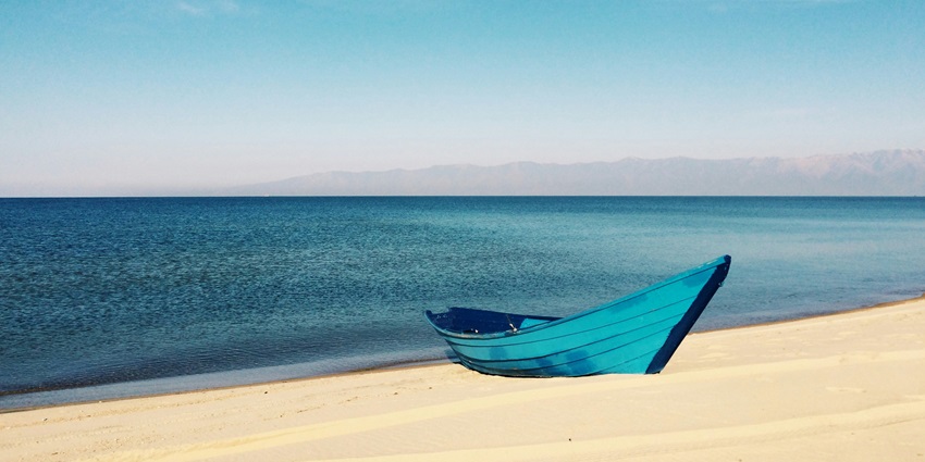 An image of Rajbagh Beach which is one of the best bikini beaches in South Goa, India.