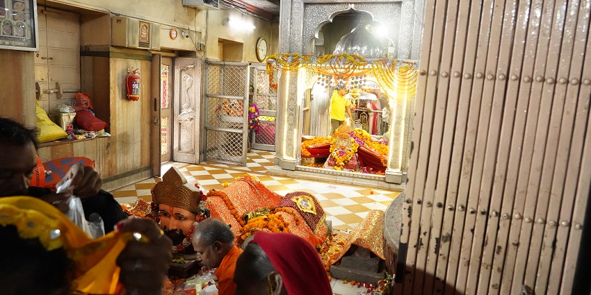 Ramdevra Temple, a top place to visit in Khatu Shyam, attracts many pilgrims all year.