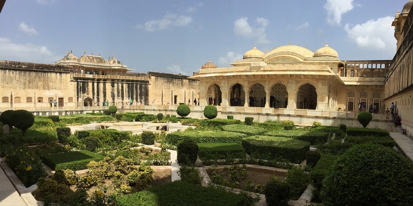 A picture of a fort built in the traditional design and intricate architecture in Panchkula