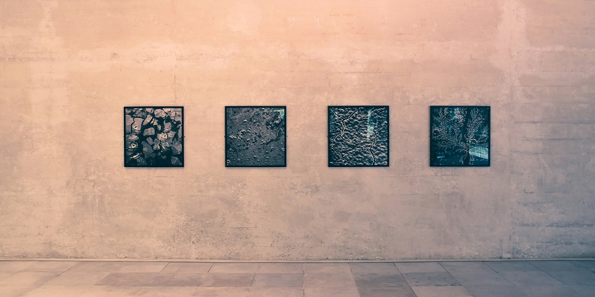 A view of paintings at the Rang Art Gallery, one of the best art galleries in Hauz Khas.
