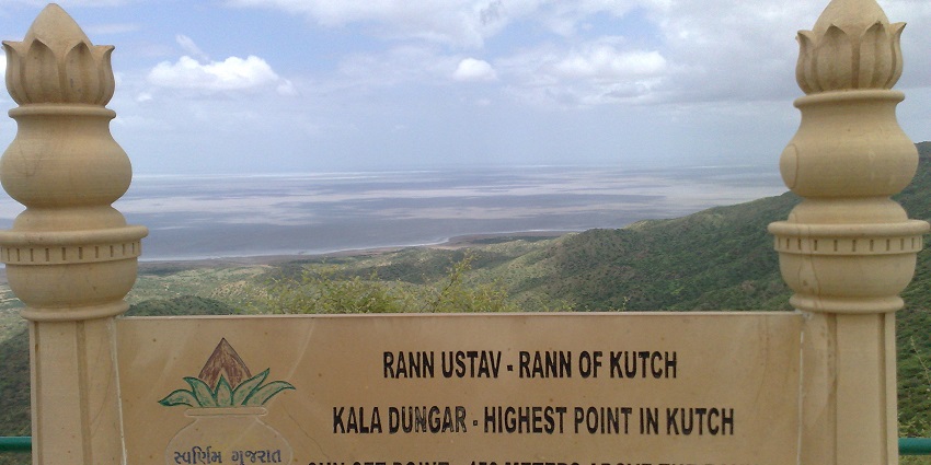 A wide and gigantic Rann of Kutch, white desert located in the belt of Rann of Kutch