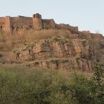 Fort of Ranthambore as visible from Ranthambore National Park, one of the places to visit in Ranthambore