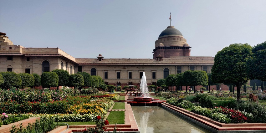 Rashtrapati Bhavan is the residence of the President of the world’s biggest parliament.