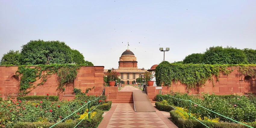 Rashtrapati Bhawan, one of the best places to visit near the Gandhi Smriti Museum