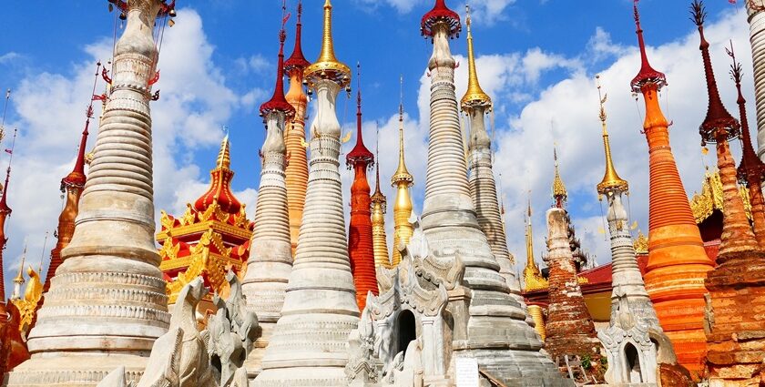 An Image of a sacred site similar to Rat Temple, surrounded by sacred architecture.